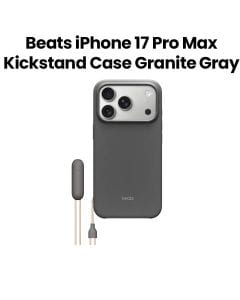 Apple Beats Kickstand Case With MagSafe For iPhone 17 Pro Max, Camera Control, Slim And Lightweight Design, Soft Microfiber Interior - Granite Gray - MGY94LL/A