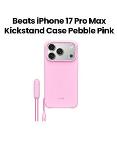 Apple Beats Kickstand Case With MagSafe For iPhone 17 Pro Max, Camera Control, Slim And Lightweight Design, Soft Microfiber Interior - Pebble Pink - MGYA4LL/A