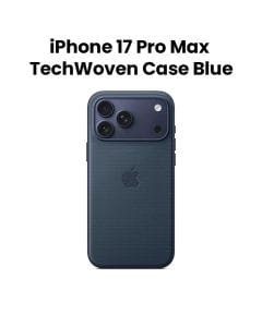 Apple TechWoven Case With MagSafe For iPhone 17 Pro Max, Durable Woven Fabric Design, Lightweight Comfort, Enhanced Grip - Blue - MGF94ZM/A