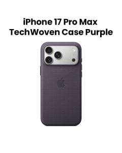 Apple TechWoven Case With MagSafe For iPhone 17 Pro Max, Durable Woven Fabric Design, Lightweight Comfort, Enhanced Grip - Purple - MGFA4ZM/A