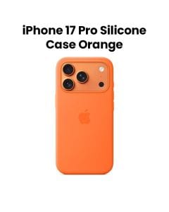 Apple Silicone Case With MagSafe For iPhone 17 Pro, Premium Material Construction, Perfect Fit And Protection, Wireless Charging Compatible - Orange - MGFE4ZM/A