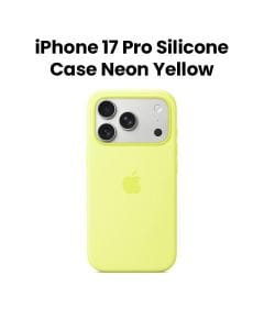 Apple iPhone 17 Pro Silicone Case with MagSafe | Neon Yellow | MGFF4ZM/A