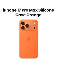 Apple Silicone Case With MagSafe For iPhone 17 Pro Max, Form Fitting Protection, Wireless Charging Compatible - Orange - MGFL4ZM/A