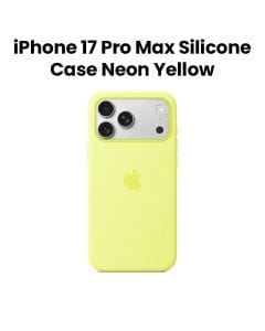 Apple iPhone 17 Pro Max Silicone Case with MagSafe | Neon Yellow | MGFM4ZM/A
