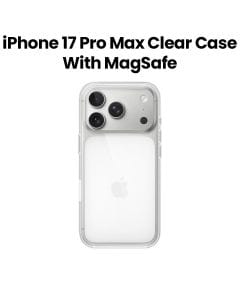 Apple Clear Case With MagSafe For iPhone 17 Pro Max, Tough Protection, Scratch And Shock Resistance, Wireless Charging Compatible - Clear - MGFW4ZM/A