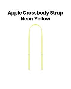 Apple Crossbody Strap 2080 mm, Comfortable And Adjustable Design, Hands-Free Convenience, Compact And Lightweight - Neon Yellow - MGGE4ZM/A