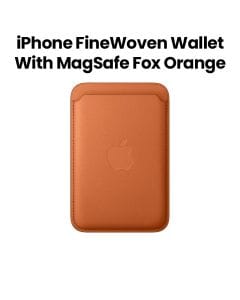Apple FineWoven Wallet With MagSafe For iPhone, Integrated Magnetic Connection, FineWoven Material Construction - Fox Orange - MGH64ZM/A