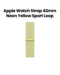 Apple Sport Loop 42mm, Lightweight And Breathable Design, Secure Fit Mechanism, Sustainable Materials - Yellow - MFFF4ZM/A