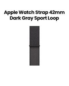 Apple Sport Loop 42mm, Lightweight And Breathable Design, Secure Fit Mechanism, Sustainable Materials - Dark Gray - MFFG4ZM/A