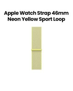 Apple Sport Loop 46mm, Lightweight And Breathable Design, Secure Fit Mechanism, Sustainable Materials - Yellow - MFFL4ZM/A