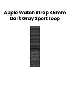 Apple Sport Loop 46mm XL, Lightweight And Breathable Design, Secure Fit Mechanism, Sustainable Materials - Dark Gray - MFFN4ZM/A