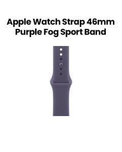 Apple Sport Band M/L 46mm, Lightweight, Sweat And Water Resistant Design, Pin And Tuck Closure - Purple Fog - MFH14ZM/A