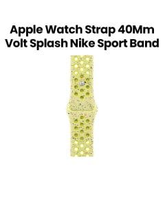 Apple Nike Sport Band S/M 40mm, Long Lasting Performance, Smooth Finish Designed, Comfortable Fit, Easy To Install - Volt Splash - MG9V4ZM/A