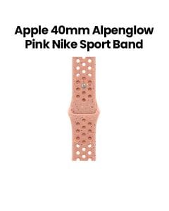 Apple Nike Sport Band S/M 40mm, Durable And Lightweight Design, Innovative Pin-And-Tuck Closure - Alpenglow Pink - MGA44ZM/A