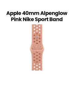 Apple Nike Sport Band M/L 40mm, Durable And Lightweight Design, Innovative Pin-And-Tuck Closure - Alpenglow Pink - MGA64ZM/A