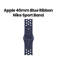 Apple Nike Sport Band S/M 40mm, Durable And Lightweight Design, Innovative Pin-And-Tuck Closure - Blue Ribbon - MGA74ZM/A