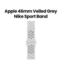 Apple Nike Sport Band S/M 46mm, Pin-And-Tuck Closure, Durable And Lightweight Design - Veiled Gray - MGC44ZM/A