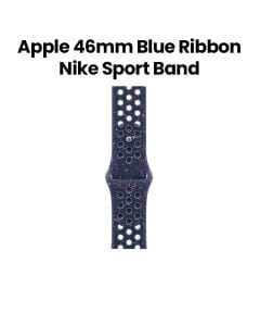 Apple Nike Sport Band S/M 46mm, Pin-And-Tuck Closure, Durable And Lightweight Design - Blue Ribbon - MGC94ZM/A