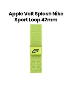 Apple Nike Sport Loop 42mm, Hook-And-Loop Fastener, Gentle Weave Texture, Secure And Adjustable Fit - Volt Splash - MGCW4ZM/A
