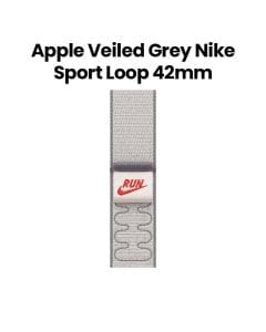 Apple Nike Sport Loop 42mm, Hook-And-Loop Fastener, Gentle Weave Texture, Secure And Adjustable Fit - Veiled Gray - MGCY4ZM/A
