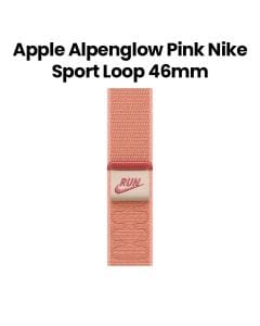 Apple Nike Sport Loop 46mm, Hook‑And‑Loop Closure, Durable And Lightweight Design - Alpenglow Pink - MGD54ZM/A