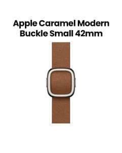 Apple Modern Buckle Small 42mm, Secure Magnetic Buckle, Flexible Wear Comfort, Refined Material Finish - Caramel - MGG34ZM/A