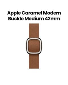 Apple Modern Buckle Medium 42mm, Secure Magnetic Buckle, Flexible Wear Comfort, Refined Material Finish - Caramel - MGG44ZM/A