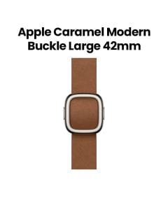 Apple Modern Buckle Large 42mm, Secure Magnetic Buckle, Flexible Wear Comfort, Refined Material Finish - Caramel - MGG54ZM/A