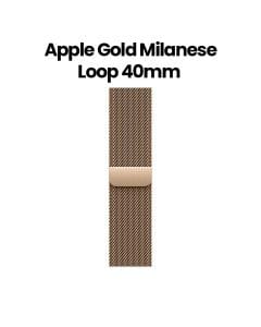 Apple Milanese Loop 40mm, Elegant And Timeless Design, Durable And Premium Build, Secure Magnetic Closure - Gold - MGHW4ZM/A