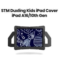 STM Duxling Kids iPad Cover for iPad A16 / 10th Gen (2025/2022) – Black | STM-222-444KX-01
