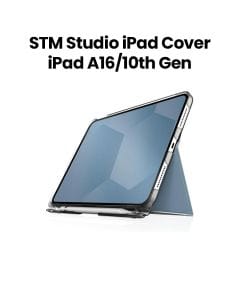 STM Studio iPad Cover for iPad A16 / 10th Gen (2025/2022) – Blue | STM-222383KX-03