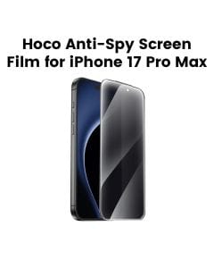 HOCO Signal Frosted Anti-Spy Film for iPhone 17 Pro Max – Black | DG6