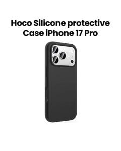 HOCO Silicone Protective Case for iPhone 17 Pro – Black | DG30