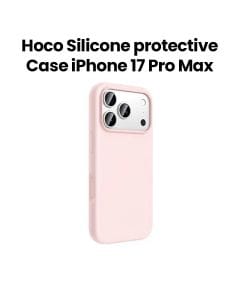 HOCO Silicone Protective Case for iPhone 17 Pro Max – Pink | DG30