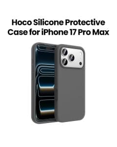 HOCO Silicone Protective Case for iPhone 17 Pro Max – Dark Gray | DG30