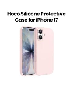 HOCO Silicone Protective Case for iPhone 17 – Pink | DG30