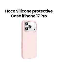 HOCO Silicone Protective Case for iPhone 17 Pro – Pink | DG30