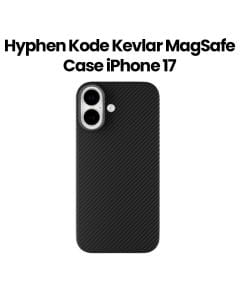 Hyphen Kode Kevlar MagSafe Case for iPhone 17 6.3-Inch – Black | HPC-KBK176552