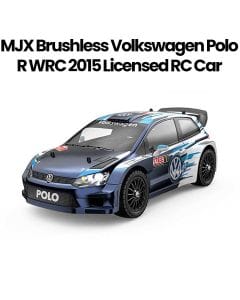 MJX 1/14 2.4G 4WD Brushless Volkswagen Polo R WRC 2015 Licensed RC Car with 2S Battery Blue | 14304