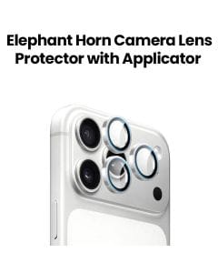 Elephant Horn Camera Lens Protector with Applicator iPhone 17 Pro/Pro Max Clear | EH-CLRTTSG17-CL