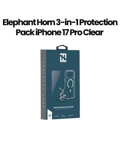 Elephant Horn 3-in-1 Protection Pack iPhone 17 Pro Clear | EH-31CLRCMB17P