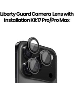 Liberty Guard iPhone 17 Pro/Pro Max Camera Lens with Installation Kit Grey Titanium | LGCLGL17S-GY