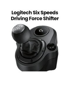 Logitech Driving Force Shifter Six-Speed Push-Down Compatible with G923/G29/G920 Black | 941-000130