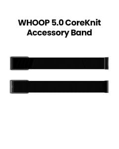 WHOOP 5.0 CoreKnit Accessory Band – Jet Black | 959-13-000-036-059