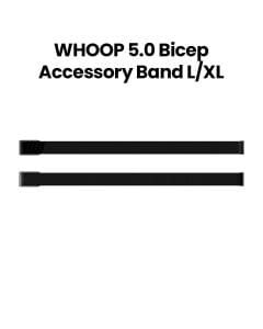 WHOOP 5.0 Bicep Accessory Band L/XL – Jet Black | 957-13-000-036-038