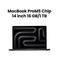 Apple 14" MacBook Pro with Apple M5 Chip, 10-Core CPU & 10-Core GPU, 16GB RAM, 512GB SSD | Space Black | MDE04AB/A