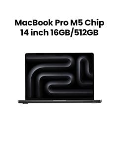 Apple 14" MacBook Pro with Apple M5 Chip, 10-Core CPU & 10-Core GPU, 16GB RAM, 512GB SSD | Space Black | MDE04ZS/A