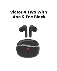 Swiss Military Victor 8 True Wireless Earbuds – Black |SM-VICTOR8-ANC-WL