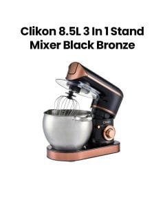 Clikon 1500W  3-in-1 Multi-Functional Stand Mixer – Black with Bronze |CK1201