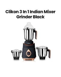 Clikon 750W  3-in-1 Indian Mixer Grinder– Black |CK1203